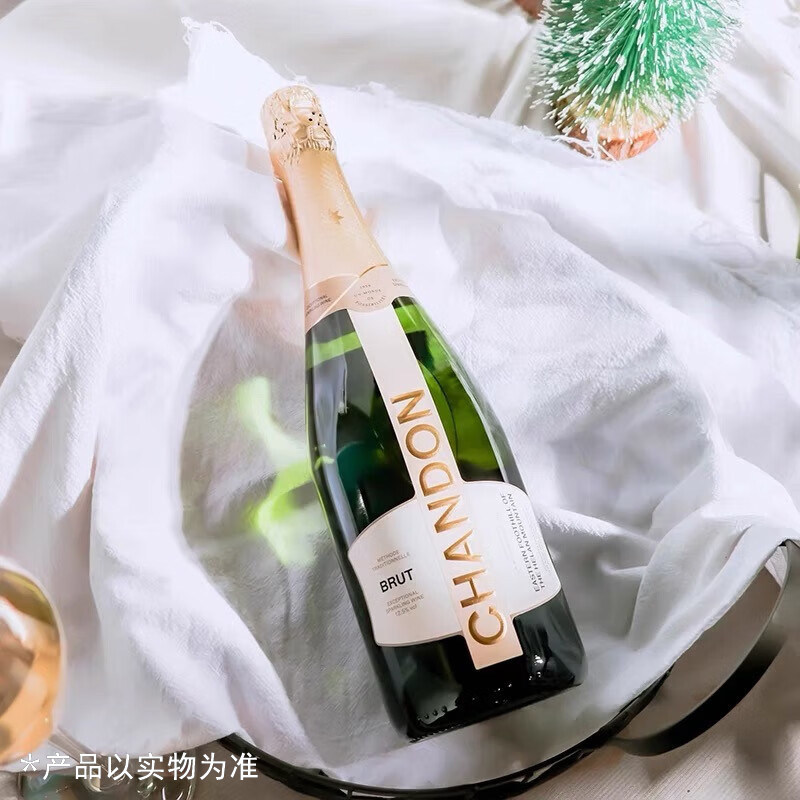 夏桐起泡酒 Chandon Brut 传统工艺天然高泡葡萄酒气泡酒 750ml