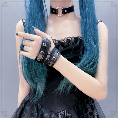 taobao agent Gloves, bracelet, wristband, Lolita style, punk style, cosplay