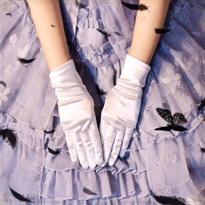 taobao agent Short gloves, Lolita style, punk style, cosplay