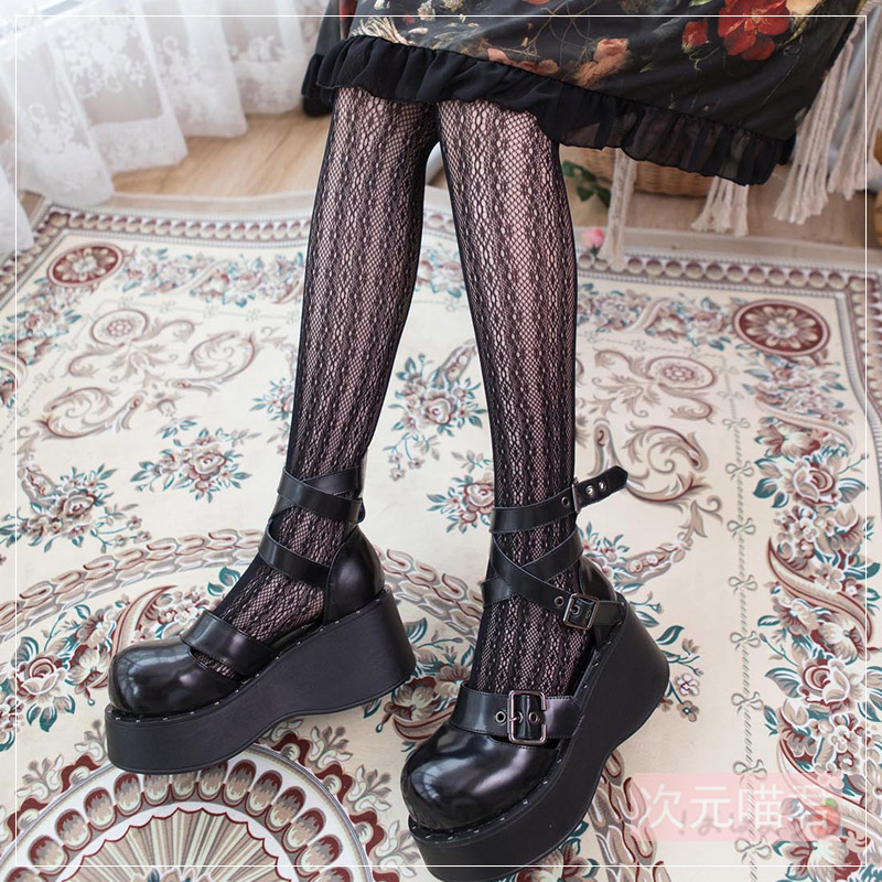 洛丽塔原宿蒸汽复古宫廷连裤袜