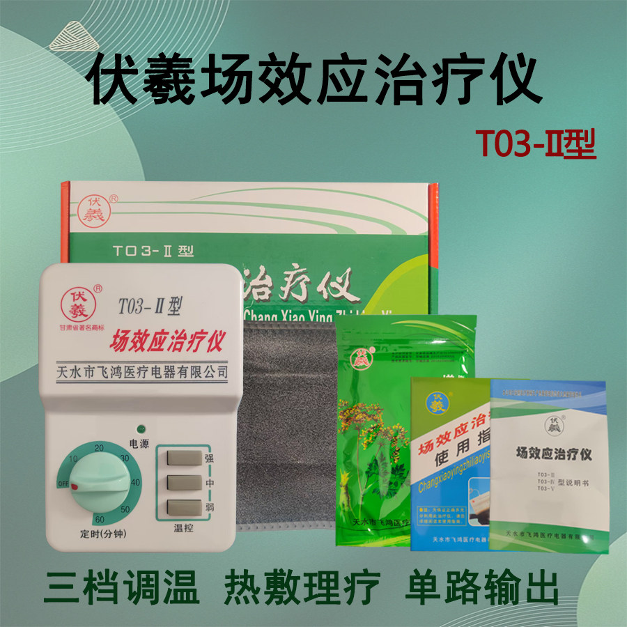伏羲场效应治疗仪T03-II型理疗仪三挡调温单路输出保健理疗