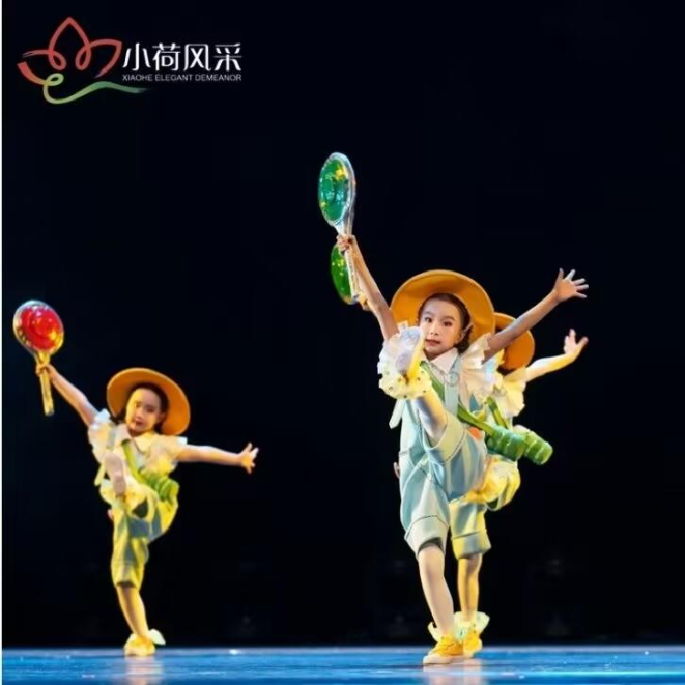 第十二届小荷风采我们都会过马路舞蹈服儿童红绿灯幼儿园演出服装