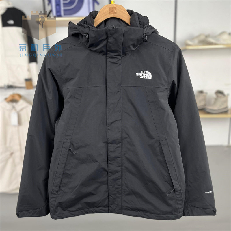 24秋冬TheNorthFace北面男户外防水保暖羽绒内胆三合一冲锋衣81QS