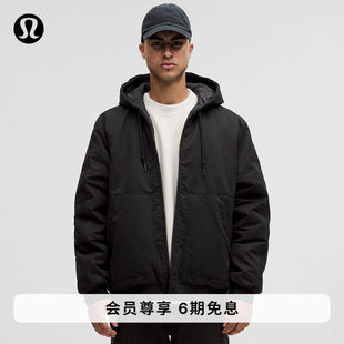 Reversible男士双面可穿带夹层连帽夹克防风丨lululemon丨LM4AR5S