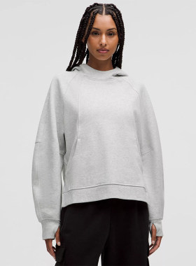 Scuba 女士宽松款侧开口连帽衫丨lululemon丨LW3IRDS