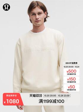 Steady State 男士圆领卫衣 *文字徽标丨lululemon丨LM3FVES