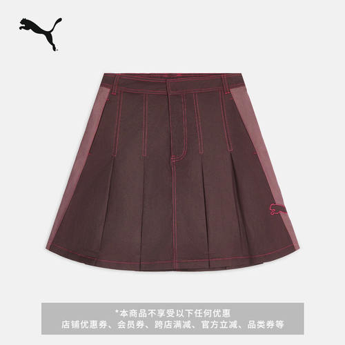 纯棉美式复古百褶裙迷笛