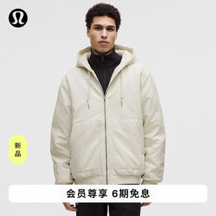 Reversible男士双面可穿带夹层连帽夹克防风丨lululemon丨LM4AR5S