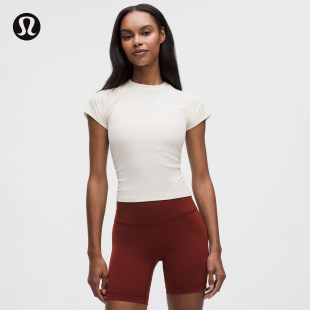 Micro-Rib Softstreme 女士细罗纹短款 T 恤丨lululemon丨LW3KUYS