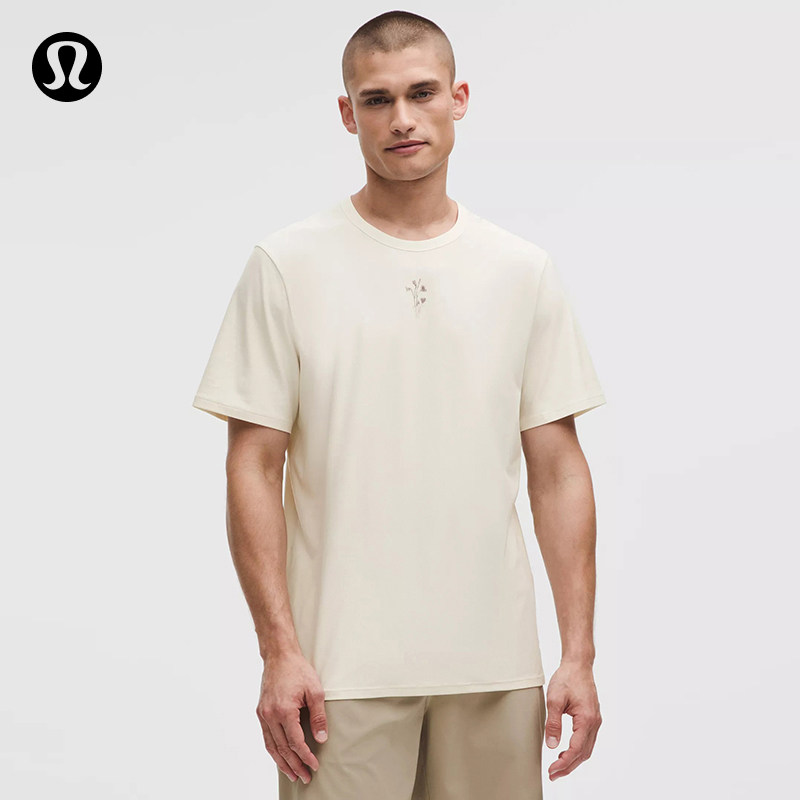 UV-Protective 男士越野跑短袖 T 恤 防晒丨lululemon丨LM3FNRS