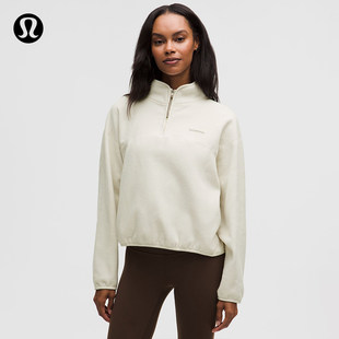 Tumbled 女士运动抓绒半拉链外套丨lululemon丨LW3JD0S