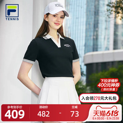 FILAFila女子短袖PO衫202