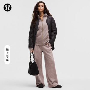 Scuba 女士常规款中腰阔腿裤 *加绒丨lululemon丨LW5IOTS