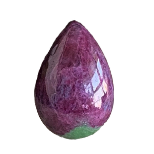 千蕊天然红绿宝水滴吊坠红宝石红刚玉  项坠  毛衣链送吊坠绳