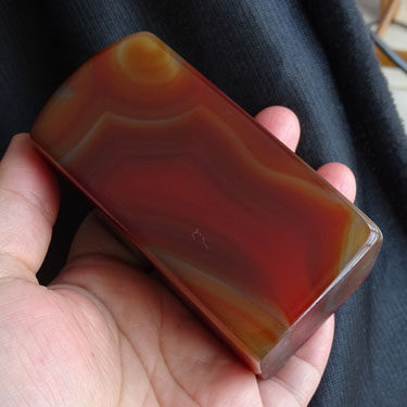 千蕊红玛瑙印章 大号玛瑙原石章料姓名章藏书私章闲章书画章包刻