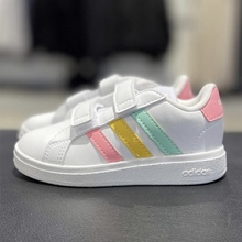 Adidas HP8917 阿迪达斯男女婴小童魔术贴运动休闲小白板鞋