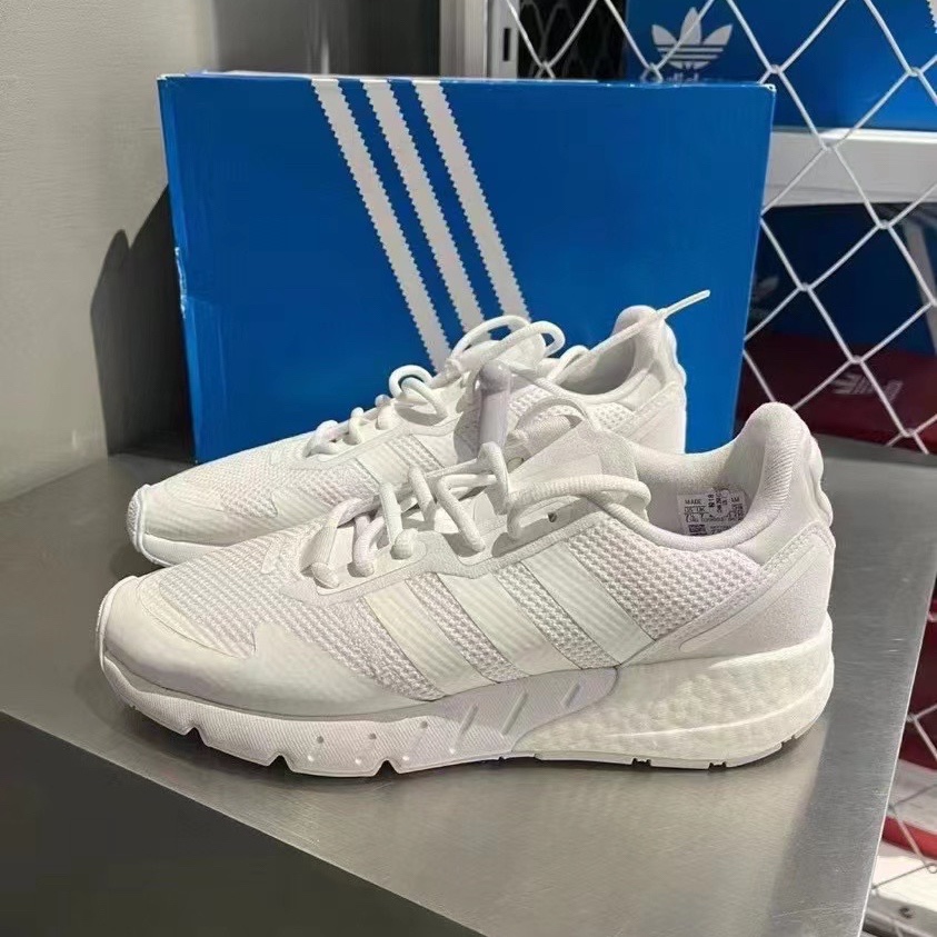 阿迪达斯三叶草男女同款 ZX 1K BOOST缓震透气运动跑步鞋FX6516