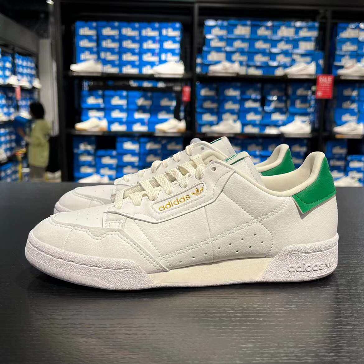 阿迪达斯三叶草男女鞋休闲鞋continental 80低帮运动鞋板鞋fy5468