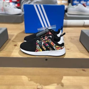 Adidas阿迪达斯X_PLR三叶草婴幼童休闲缓震轻便透气运动鞋 EE7389