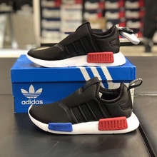 一脚蹬轻便运动休闲童鞋 经典 EE6352 360 adidas三叶草男女小童NMD