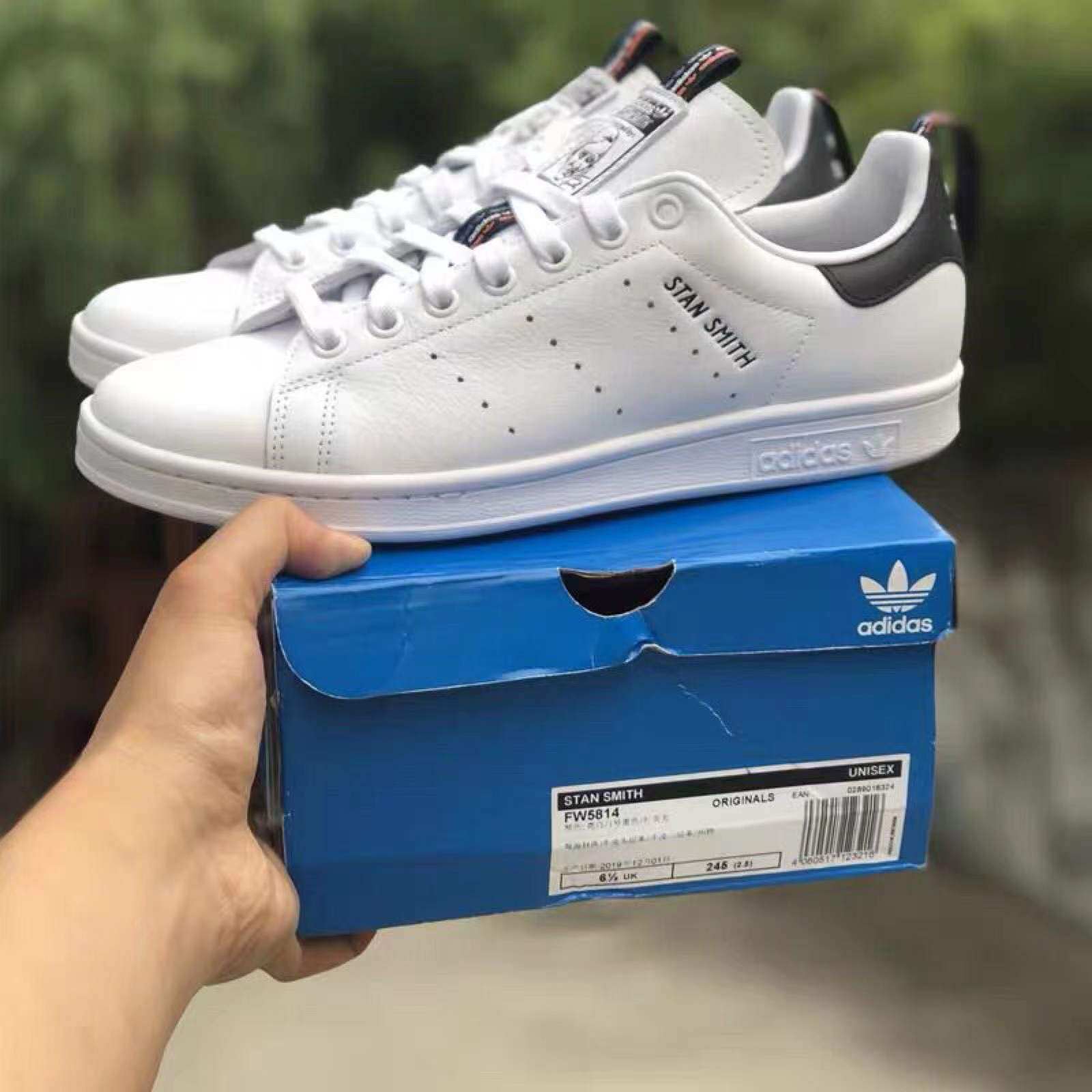 adidas阿迪达斯三叶草stan smith史密斯男女运动小白鞋板鞋fw5814