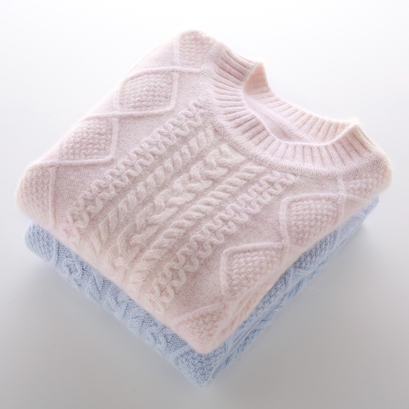 打底衫高档纯山羊绒针织圆领