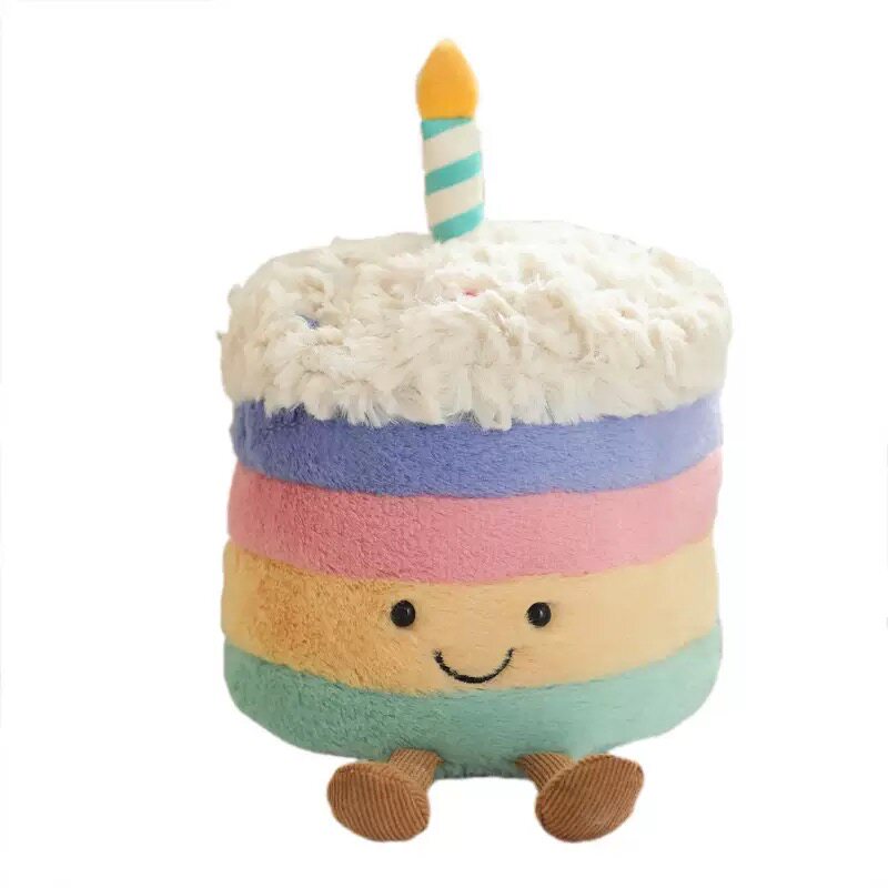 英国jellycat彩虹蛋糕公仔毛绒玩具安抚儿童节情人节生日礼物玩偶