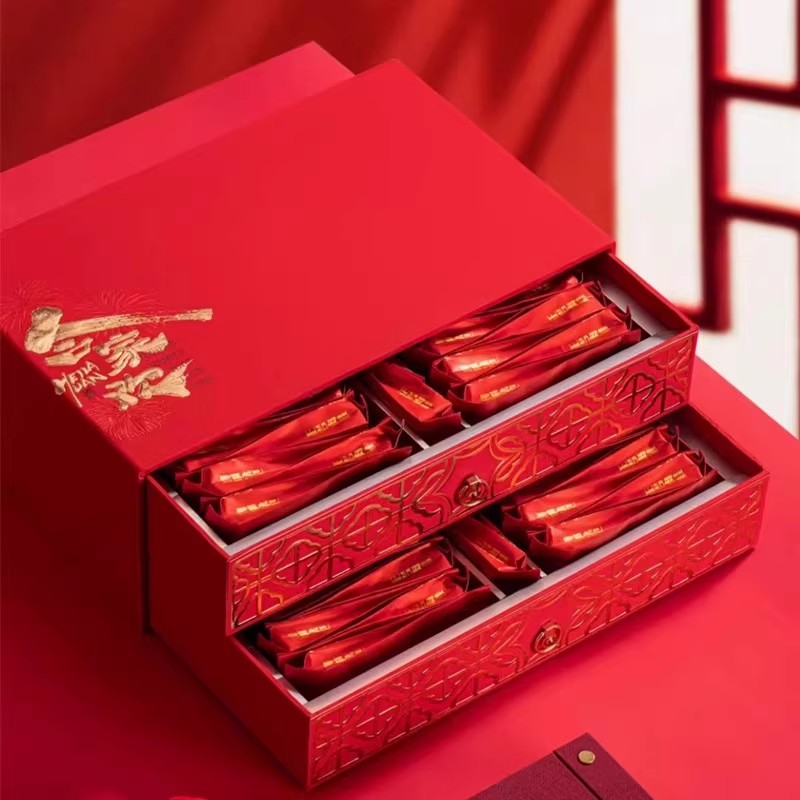 大红袍茶叶浓香茶叶礼盒装肉桂金骏眉正山小种马头岩肉桂牛栏坑茶