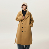 冬季加厚毛呢外套男士中长款毛呢大衣痞帅风衣休闲呢外套F521P138，男装风衣，电商A430（原星座702）