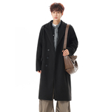 韩版男士毛呢大衣男中长款过膝呢子风衣加厚外套DY20特批跑量p110，男装风衣，电商A430（原星座702）