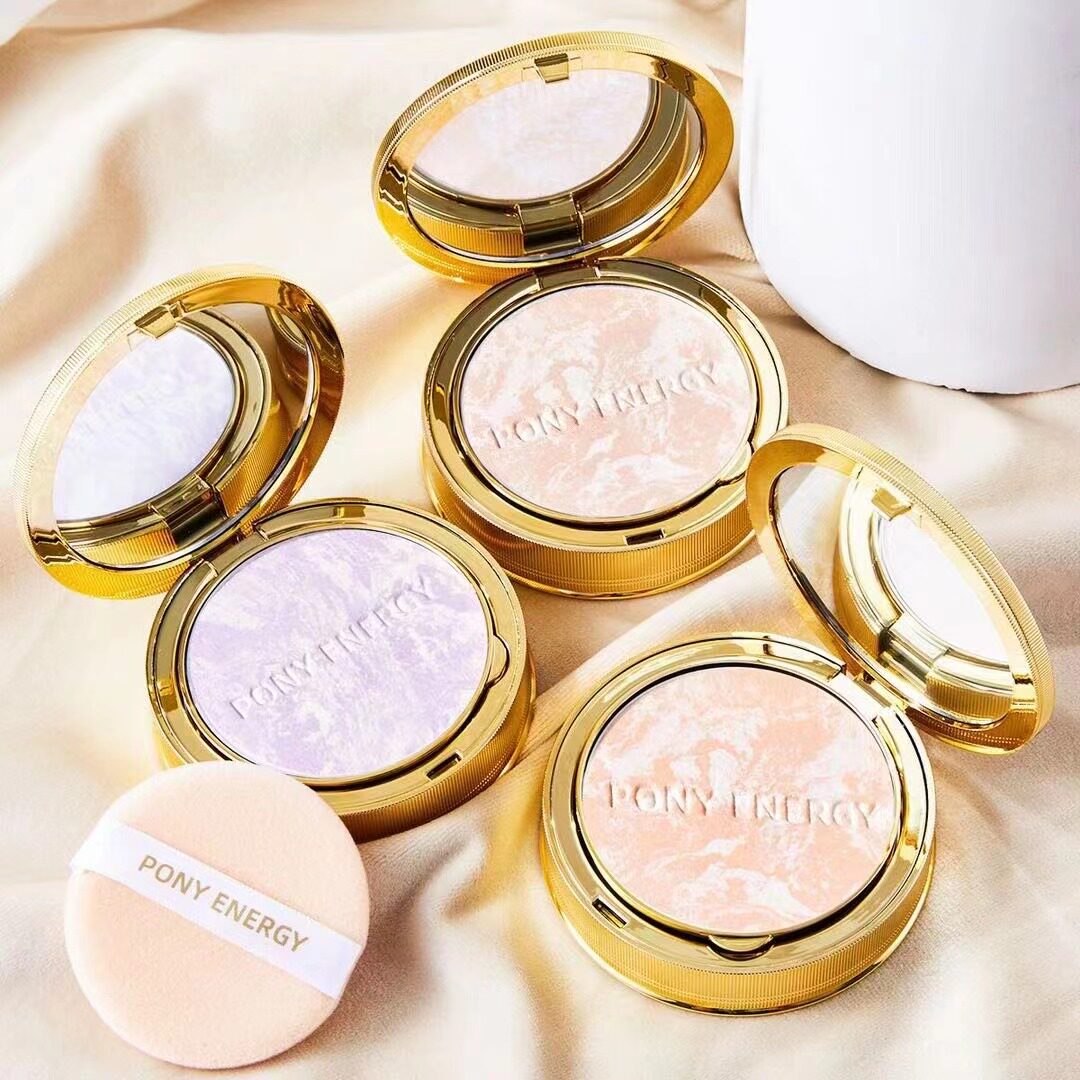 出口品质 PONY ENERGY佩琪妮柔焦凝光粉饼控油提亮肤色裸妆定妆粉