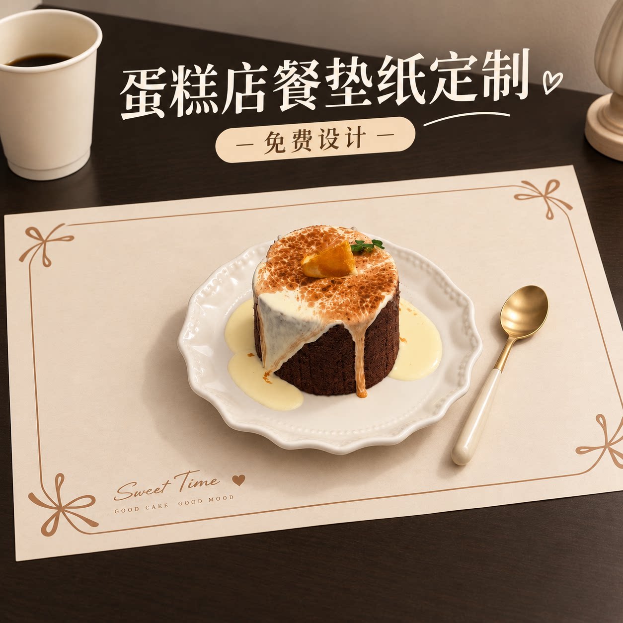 食品级餐垫装饰后拍照更有氛围感图片