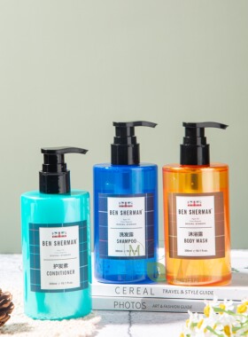 智选假日 宾舍曼 BEN SHERMAN英伦风系列洗发水护发素沐浴露300ml