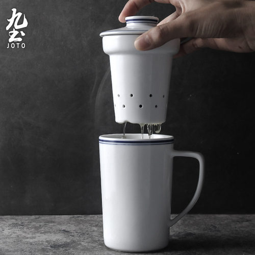 九土内胆个人复古风泡茶杯