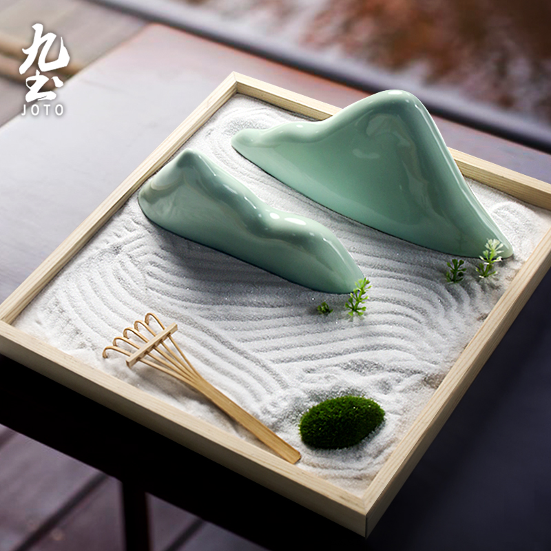 微景观造景软装日式台面山水摆件