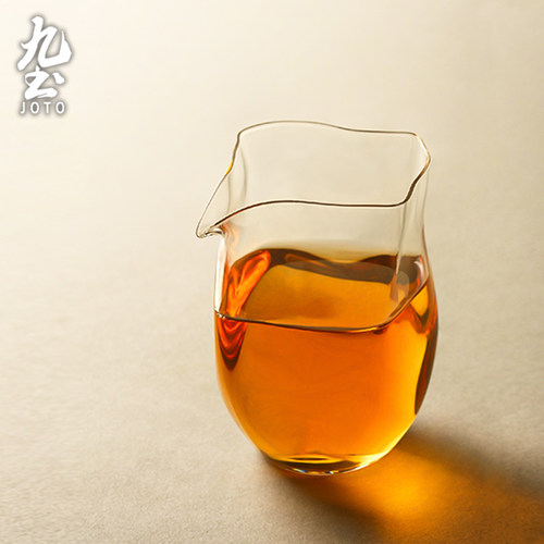 九土高硼硅玻璃公道杯