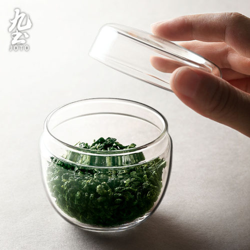 九土便携茶道配件透明玻璃