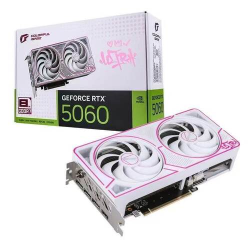 七彩虹 iGame RTX5060 Ultra W Duo OC 8GB GDDR7 DLSS  独立显卡