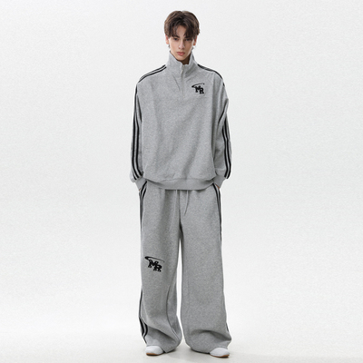 美式复古休闲运动套装