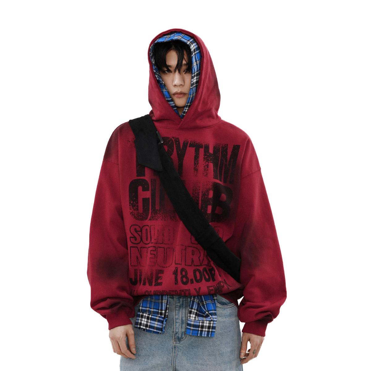 MRNEARLY美式街头连帽卫衣