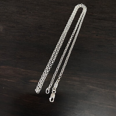 o字链条龙虾扣情侣款锁骨链