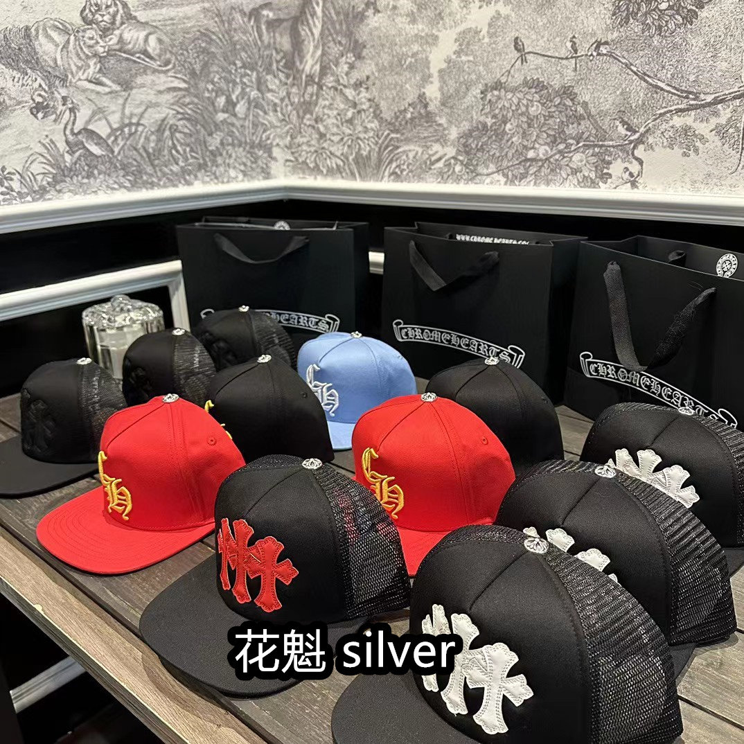 花魁silver925纯银配件无损版刺绣棒球帽潮流小众单品情侣款帽子