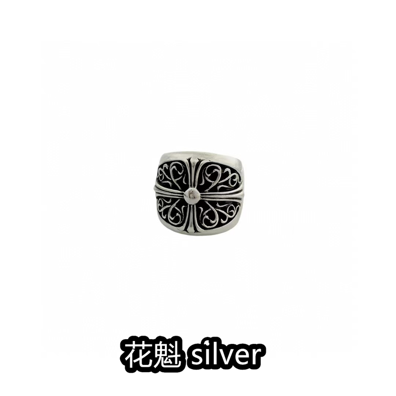 GD同款925银藤曼守护者十字戒指