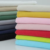 子面料 裤 纯棉水洗布料 柔软压皱纯色棉麻朴素衣服裙子汉服diy夏季