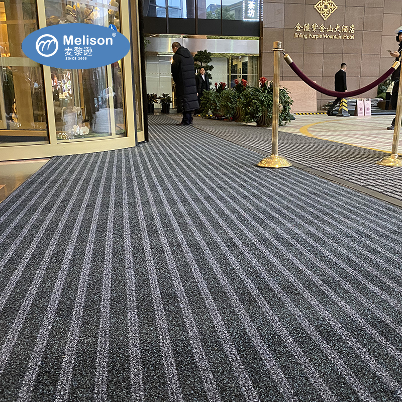 商用条纹刮泥除尘迎宾防滑脚垫