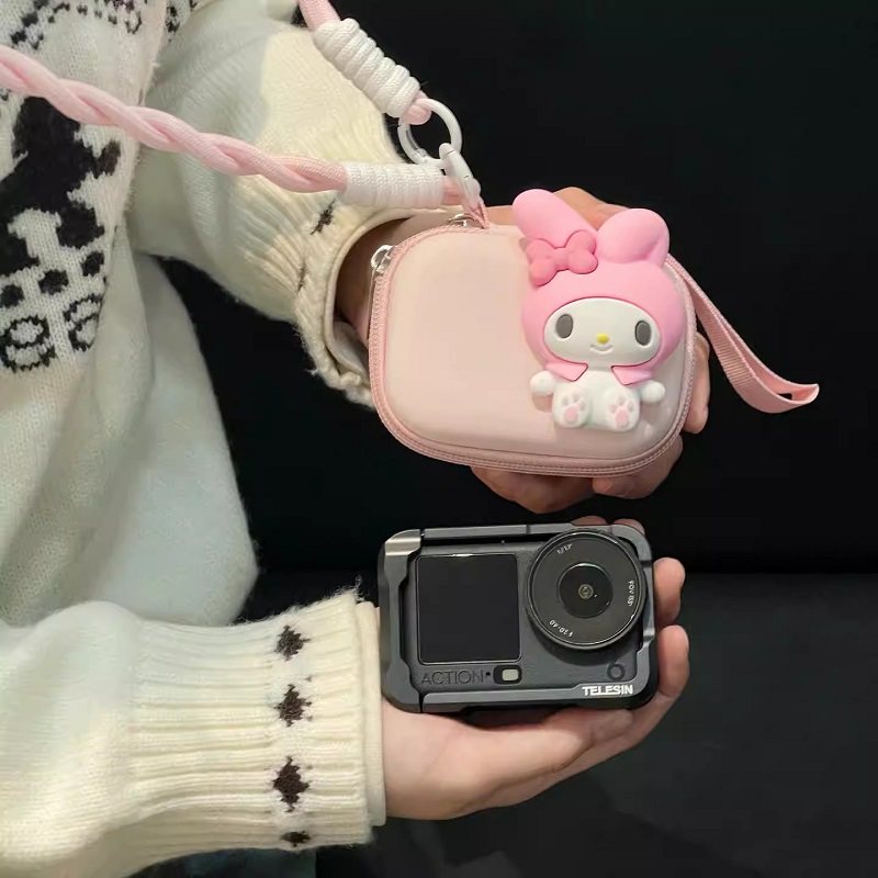 可爱美乐蒂适用大疆action6/5pro/4收纳包影石360AcePro2相机包女,3C数码配件,数码相机包,淘宝优惠券,粉丝福利购,淘宝优惠卷