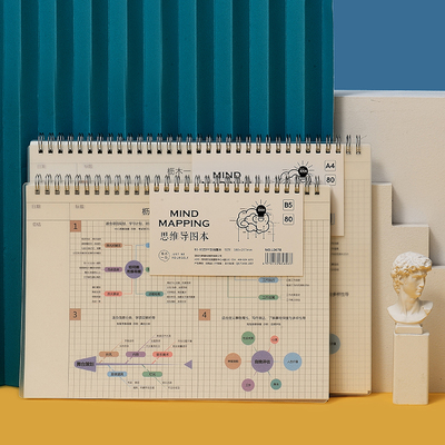 枥木一品a4思维导图笔记网格本子