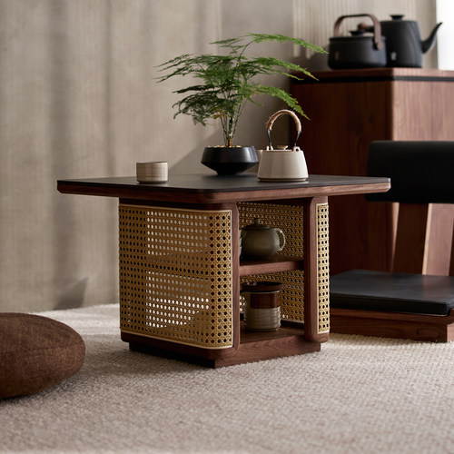 榻榻米茶桌色格桌椅组合