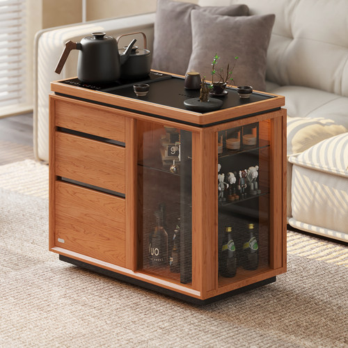 色格北美fas级樱桃木茶水柜