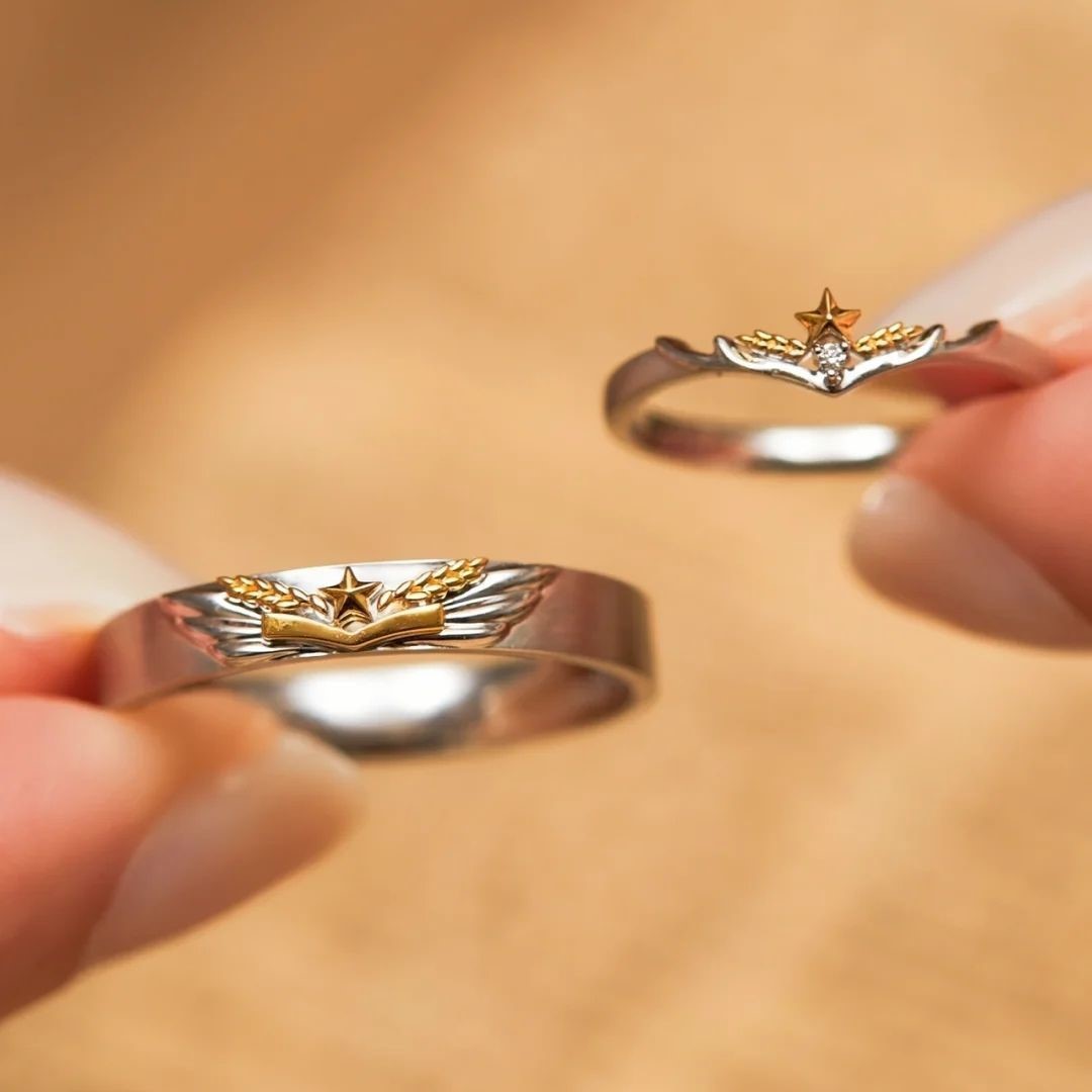 2022小红书同款指环情侣